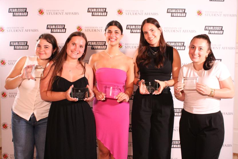 Members of 2024-2025 PHA Executive Board with awards