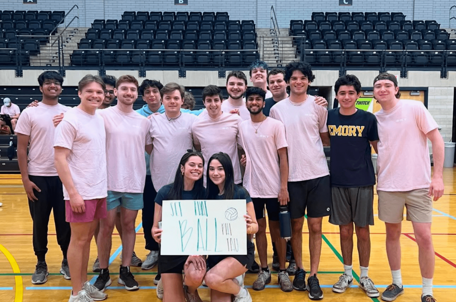 Phi Kappa Tau members at DG Event