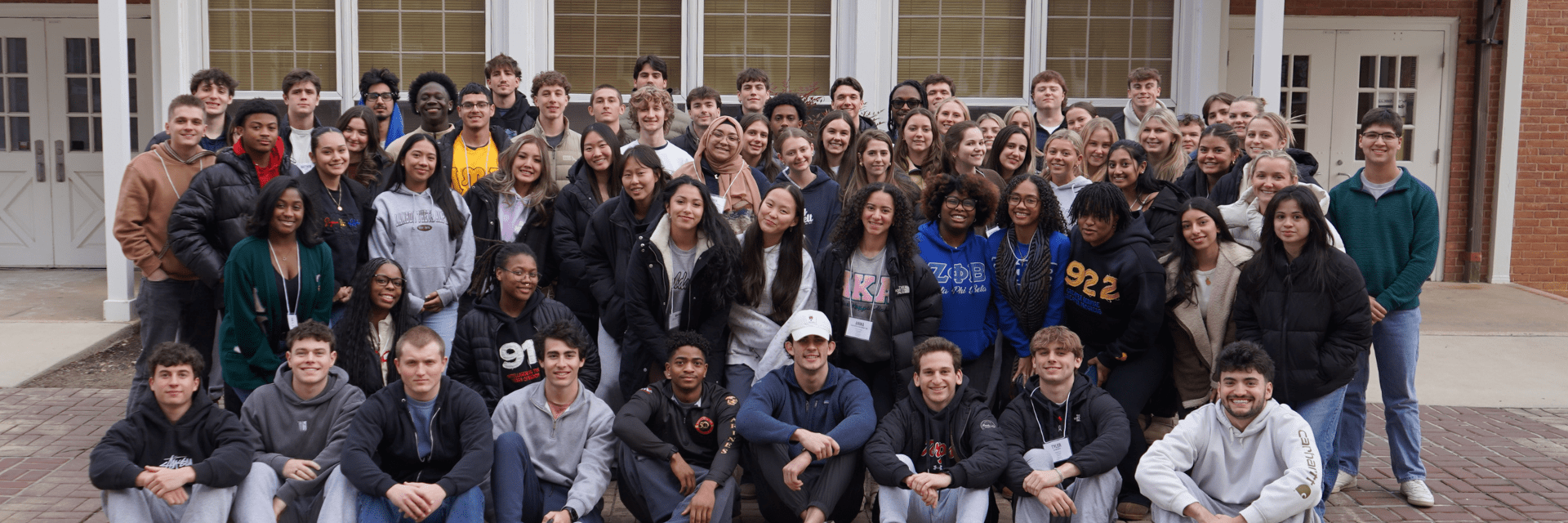 Group of students standing together